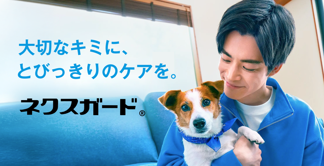 大切なキミに、とびっきりのケアを。ネクスガード®