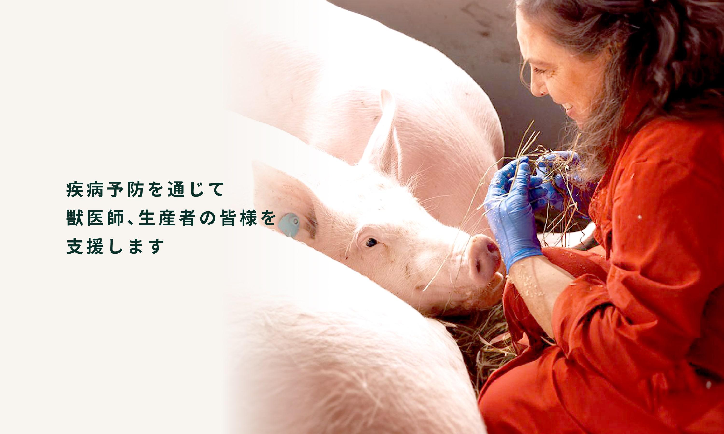 疾病予防と治療を通じて獣医師、生産者の皆様を支援します