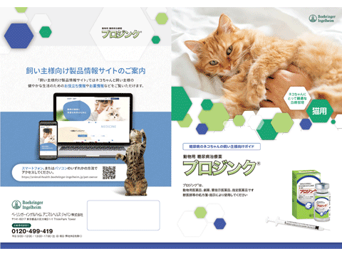 画像:ネコちゃんの飼い主様向け 投与ガイドブック​